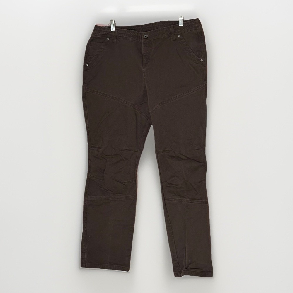 Kuhl Rydr Pant Women's 16R Brown Hiking Outdoor Utility Workwear Pants 6351